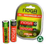 Pila Recargable Aa Ni-mh Noga 2700mah