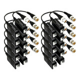 10 Pares Vídeo Balun Para Camera Intelbras Hd Cvi Multi Hd