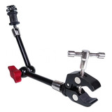 Braço Mágico 28cm Articulado + Garra Braçadeira Clamp | N1