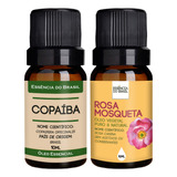 Kit Óleo Essencial Copaíba + Óleo Vegetal Rosa Mosqueta 10ml