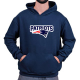 Moletom Patriots Nfl Quente Confortável Flanelado Leve