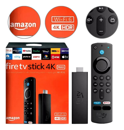 Amazon Fire Stick 4k 8gb Lançamento  Original Fire Tv 4k