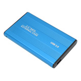 Disco Duro Portátil Azul De 500 Gb, Usb Delgado, 2.5 Pulgada