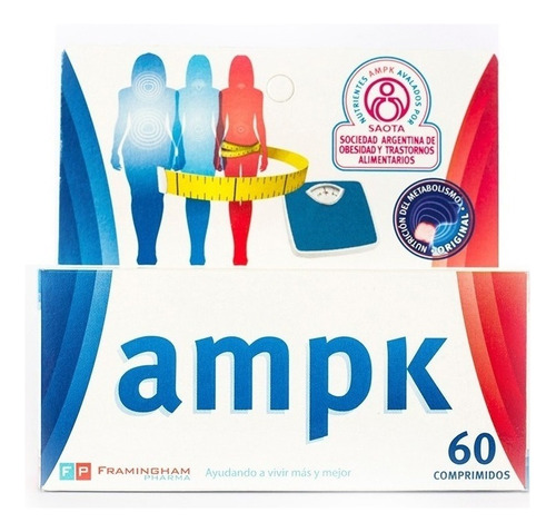 Suplemento En Comprimidos Framingham Pharma Ampk Proteínas/minerales En Caja 60 Un