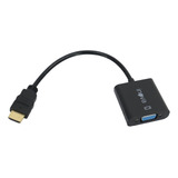 Cabo Conversor 15,5 Cm  Hdmi Para Vga  Adaptador 