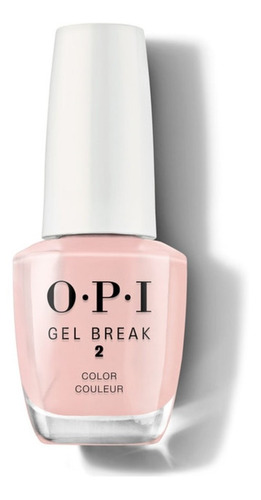 Esmalte De Uñas Opi Gel Break Sheer Color Properly Pink 15ml Color Transparente