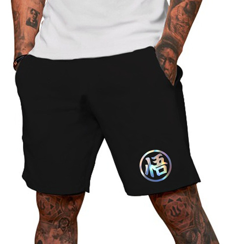 Short Deportivo Caballero Logo Chino Black Rock C/bolsillo