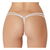 Tanga Dos Tiras Mordisco Hilo Dental 11 Blanco - Fun*