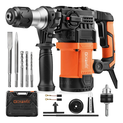 Goxawee® Taladros Sds Plus Rotomartillo Eléctrico G5230 Color Naranja\u002Fgris Taladro Industrial Roto Martillo Herramientas Electricas Cincelador | Envío gratis