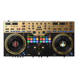 Controlador Dj Pro Pioneer 2 Canales Gold Edition Ddj-rev7-n