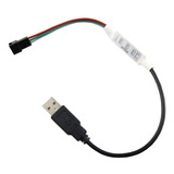 Control Pixel Cable Con Usb 78 Efectos Ws2811/12