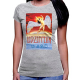 Camiseta Premium Dtg Rock Estampada Impresa Led Zeppelin