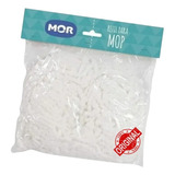 Refil Esfregão Mop Limpeza Prática Mor 16 Cm (centro) Cor Branco