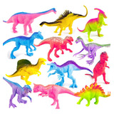 Figuras De Dinosaurio Para Nios Pequeos, Juguetes De 7 Pulga