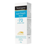 Protetor Solar Facial Sun Fresh Fps 70 40g Neutrogena