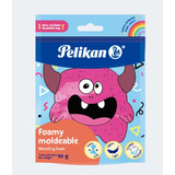 Foamy Moldeable 50 Gr Pelikan Fucsia X10 Und