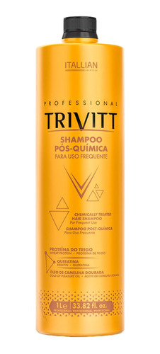 Shampoo Profissional Pós Quimica Trivit 1 Litro