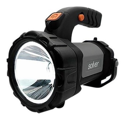 Lanterna Holofote Pro Led Cree Slp-401 Recarregável - Solver