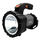 Lanterna Holofote Pro Led Cree Slp-401 Recarregável - Solver