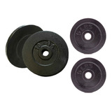 Set Kit 4 Discos Por 30 Lb Para Pesas Barras-mancuernas  Gym