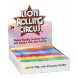 Display Papel Silver King Size X24 Lion Rolling Circus 