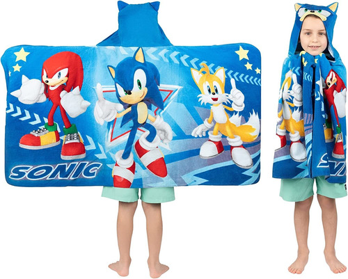 Sonic The Hedgehog, Anime, Bañopiscinaplaya Toalla Con...