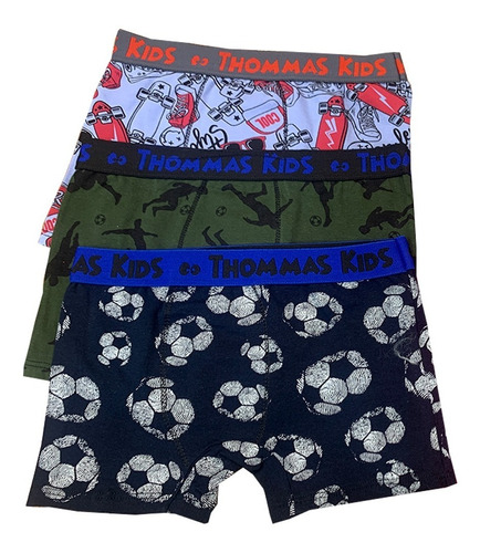 Boxer Thommas Kids Niño Estampados Art. B600 X3