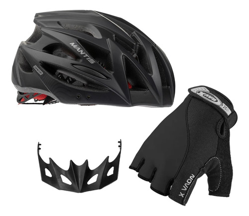 Casco Ciclismo Bicicleta + Guante Gel