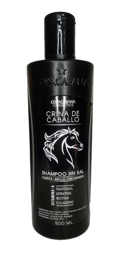 Shampoo O Acondicionador Crina De Caballo 500ml Copagabana