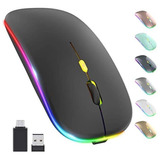 Mouse Recargable Ultra Delgado, Silencioso Inalámbrico 2.4gr