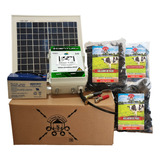 Cerco Electrico Ganadero Kit Solar (10 Km) + Aisladores 