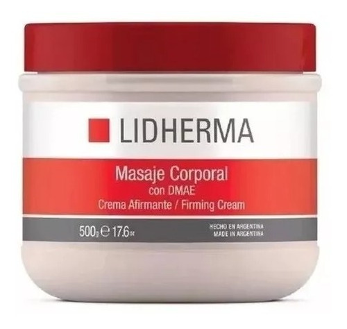 Lidherma Crema Para Masajes Corporales Con Dmae Afirmante 