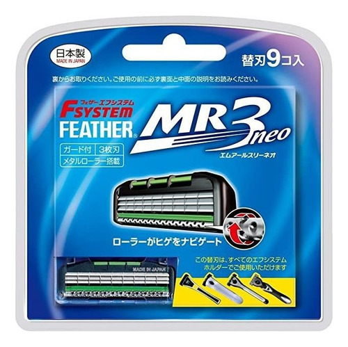 Cuchillas De Repuesto Japonesas De Rasor F-system Mr3 Neo