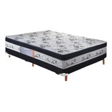 Cama Box Casal Conjugada D28 188x138x52cm Golden Hbwt