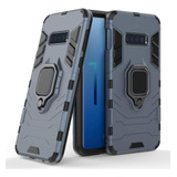 Compatible Con Galaxy S10e Funda, Anillo Metálico Sujeción