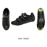 Zapatilla Ciclismo Ruta Gw Peak Gris/verde