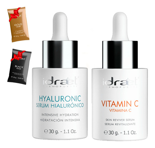 Hialuronico Vitamina C Kit Concentrados 30 Ml Premium Idraet