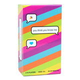 You Think You Know Me: Un Juego De Cartas Conversacional De.