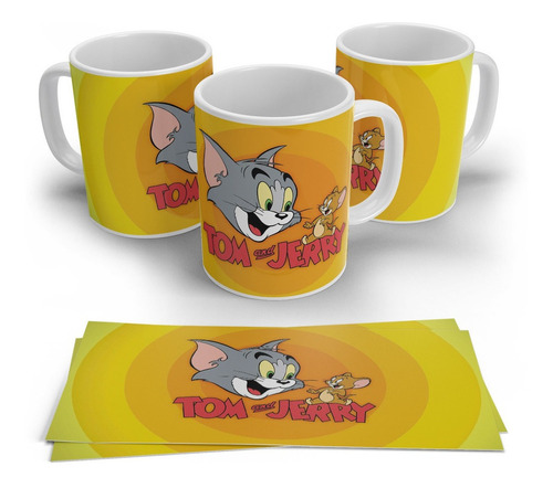 Taza Plastica Sublimada Tom Y Jerry #520