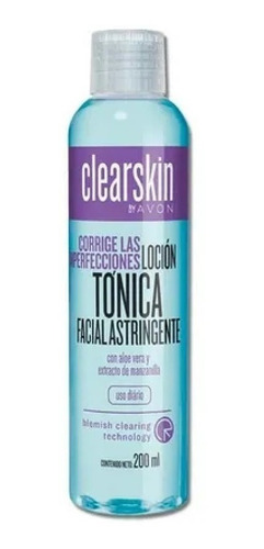 Loción Tónica Facial Astringente Avon Clearskin - Caba