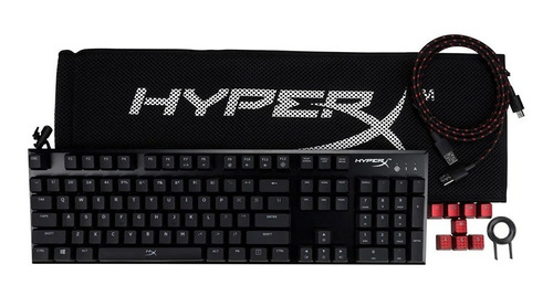 Teclado Gamer Hyperx Alloy Fps Rgb Qwerty Cherry Mx Blue