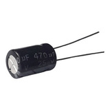 Capacitor Eletrolitico 470uf X 25v Novo Kit 5 Unidades