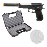 Pistola Airsoft Spring Beretta M22 Double Eagle+maleta+esfer