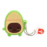 Memoria Usb De 64gb Diseño Forma Figura De Aguacate Animado