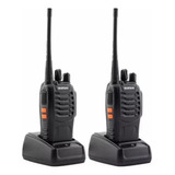 Pack 2 Radio Transmisor Walkie Baofeng 888s Con Manos Libres