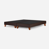 Base Cama Europea Rosen King 180 X 200 Cm Chocolate