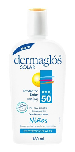 Dermaglos Niños Protector Solar Fps50 180ml