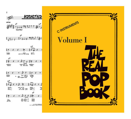 Partitura Piano The Real Pop Book Volume 1 C Instrum Digital Oficial
