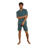 Pijama Hombre Jersey Liso 100% Algodón Verano 