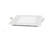 Foco Embutido Cuadrado Led 12w 6000k Blanca Globaltronics